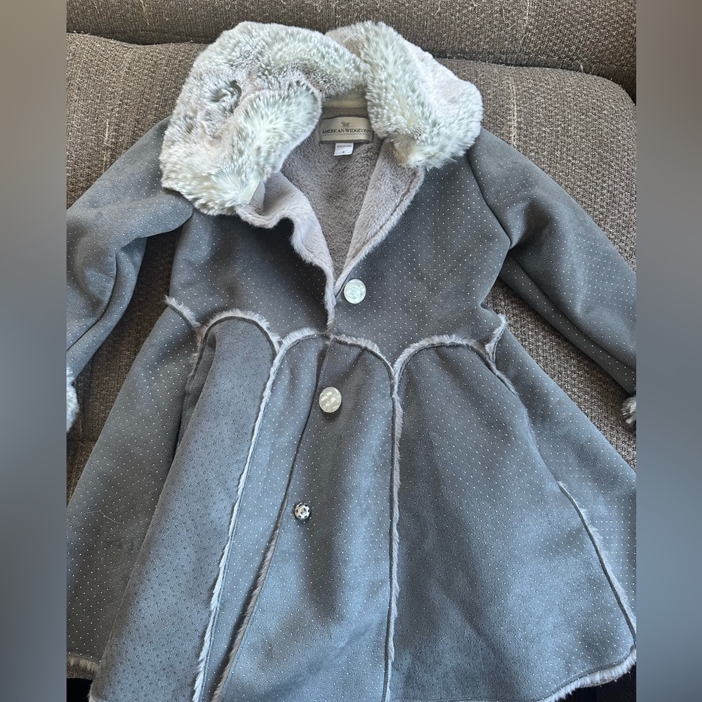 Toddler Grey Dress Coat